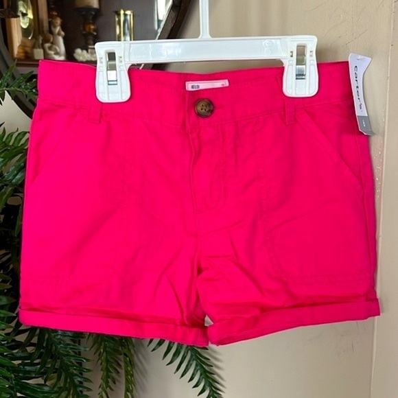 Brand New Carter’s 2-Piece Set Floral Peasant Top & Tailored Pink Shorts - Picture 10 of 16